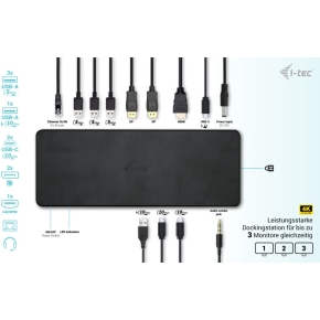 D I-TEC Dockingstation USB-C Gen2 /Thunderbolt 3/4