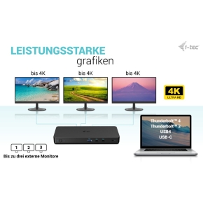 D I-TEC Dockingstation USB-C Gen2 /Thunderbolt 3/4