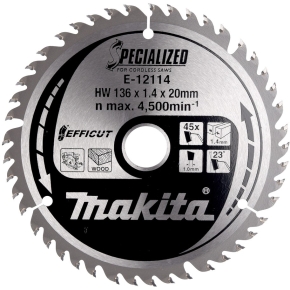 Makita EFFICUT Sägeblatt 136x20x45Z