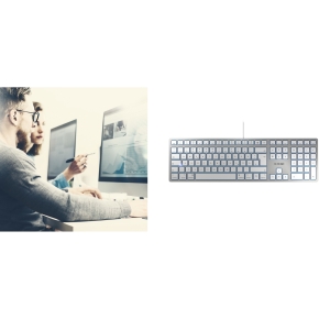 CHERRY KC 6000 SLIM SILVER
