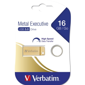 STICK 16GB Verbatim 3.2 Metal Executive Gold retail