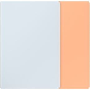 Samsung Smart Book Cover fr Galaxy Tab S9+/S10+. Orange