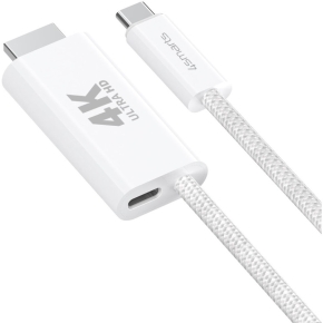 4smarts USB-C auf HDMI Kabel PD 2m. wei