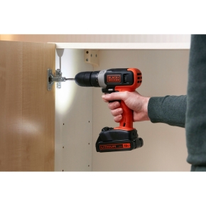 Black&Decker Akku-Bohrschrauber 18V 1.5Ah BCD001C1