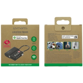 4smarts Standort-Finder SkyTag TSA Lock schwarz