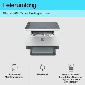 L HP LaserJet M234dw S/W-Laserdrucker 3in1 A4 LAN WLAN