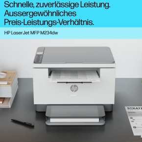 L HP LaserJet M234dw S/W-Laserdrucker 3in1 A4 LAN WLAN