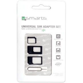4smarts Universal SIM-Adapter Set 3 Stck