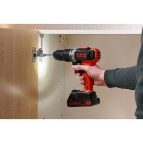 Black&Decker Akku-Schlagbohrschr. 18V 2x1.5Ah Kof BCD003C2K