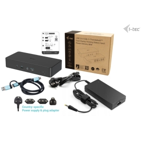 D I-TEC USB-C Thunderbolt 3 Dual 4K Docking Station