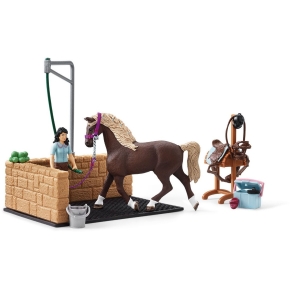 Schleich Horse Club 42438 Waschplatz m. Emily & Luna