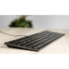 Speedlink Tastatur RIVA Slim Metal Scissor. schwarz retail