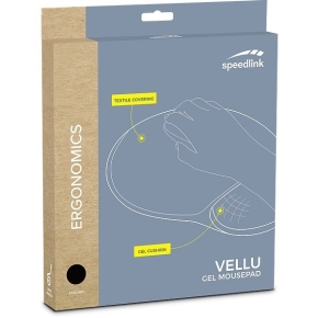 Speedlink Mauspad VELLU. Gel. schwarz retail
