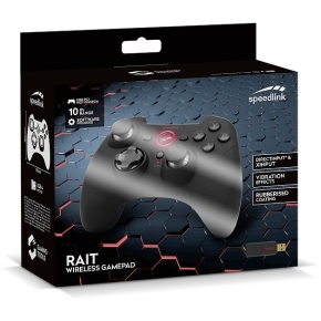 Speedlink Gamepad RAIT. kabellos. für PC/PS3/Switch/OLED. sw retail