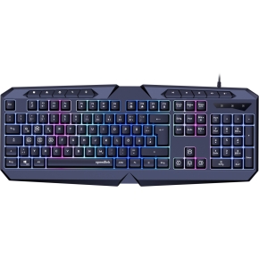 Speedlink Gaming Tastatur LUDICIUM. RGB Rainbow. schwarz retail