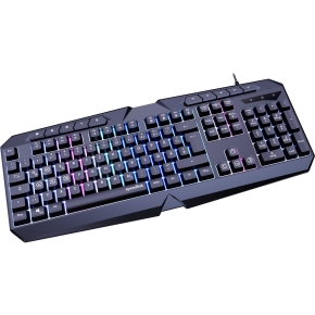 Speedlink Gaming Tastatur LUDICIUM. RGB Rainbow. schwarz retail