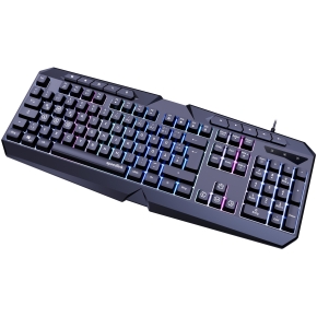 Speedlink Gaming Tastatur LUDICIUM. RGB Rainbow. schwarz retail
