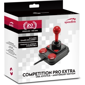 Speedlink Joystick COMPETITON PRO EXTRA USB. schwarz-rot retail