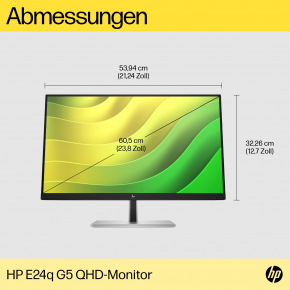 60,5cm/23,8 (2560x1440) HP E24q G5 IPS HDMI DP Pivot QHD