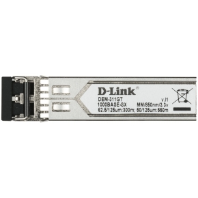 D-LINK DEM-311GT/10 (10er Pack) 1-Port Mini GBIC r 1000BaseSX LC-Duplex IEEE 802.3z MM Fiber 62.5 bis 220m MM Fiber 50m bis 550m