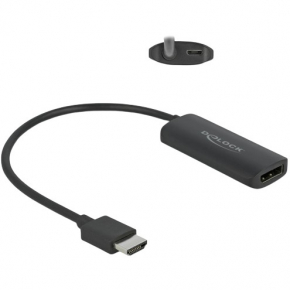 Adapter HDMI > DisplayPort (ST-BU) 8K DeLOCK Black