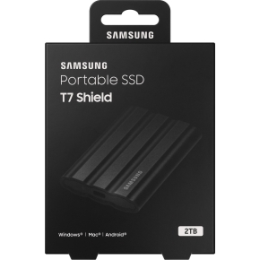 2TB Samsung Portable T7 Shield USB 3.2 Gen2 Schwarz retail