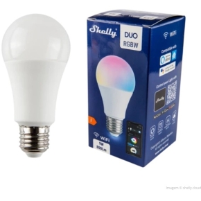 Shelly Plug & Play Beleuchtung Duo RGBW E27 WLAN LED Lampe