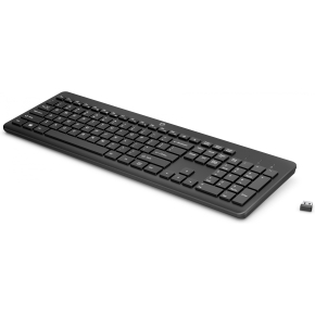 HP Tastatur 230 Wireless Tastatur USB-A Schwarz