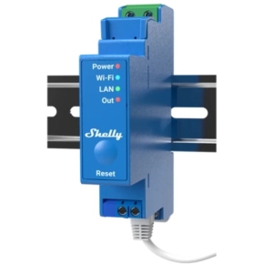 Shelly Relais Pro 1 WLAN LAN Max. 16A 1 Kanal 1 Phase BT DIN-Rail