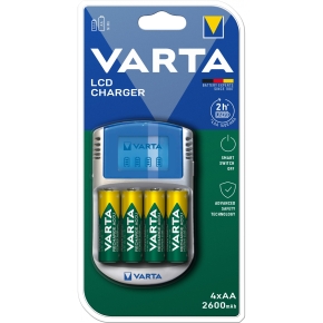 Akku Ladegerät (inkl. Akkus) LCD Charger *Varta*