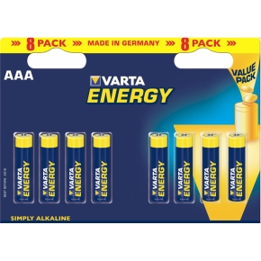 Batterie AAA (LR03) 1.5V *Varta* Energy - 8-Pack