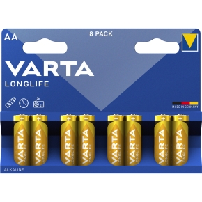 Batterie AA (LR6) 1.5V *Varta* Longlife - 8-Pack