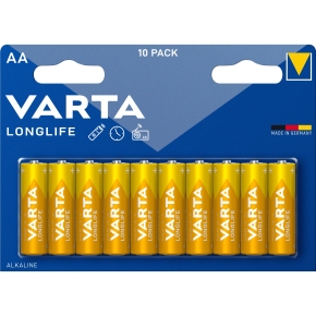 Batterie AA (LR6) 1.5V *Varta* Longlife - 10-Pack