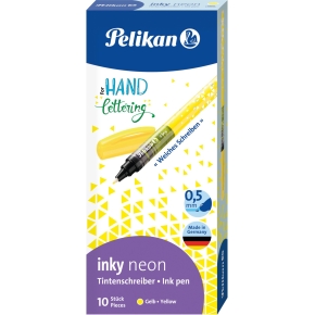 Pelikan Tintenschreiber Inky 273 Neon Gelb