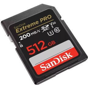 CARD 512GB SanDisk Extreme PRO SDXC 200MB/s