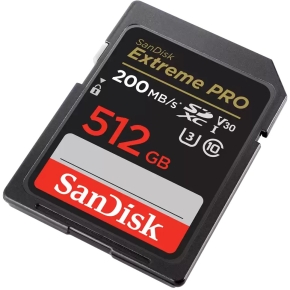 CARD 512GB SanDisk Extreme PRO SDXC 200MB/s