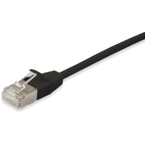 Equip Patchkabel Cat6A F/FTP 2xRJ45 0.25m sw Slim LSZH Polybeutel