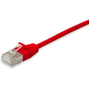 Equip Patchkabel Cat6A F/FTP 2xRJ45 7.50m rot Slim LSZH Polybeutel