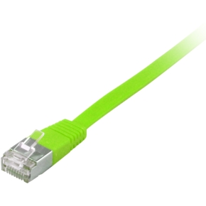 Equip Patchkabel Cat6A U/FTP 2xRJ45 0.50m grün Flach LSZH Polybeutel