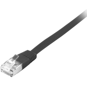 Equip Patchkabel Cat6A U/FTP 2xRJ45 0.50m sw Flach LSZH Polybeutel