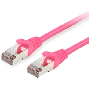 Equip Patchkabel Cat6 S/FTP 2xRJ45 0.50m pink LSZH Polybeutel