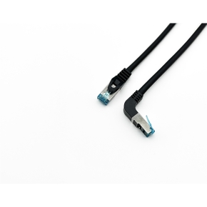 Equip Patchkabel Cat6A S/FTP 2xRJ45 1.00m sw wink.LSZH Polybeutel