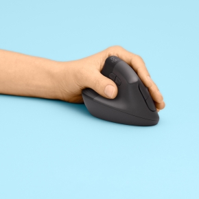 Logitech Lift Vertical Ergonomic Mouse - Vertikal für Linkshänder