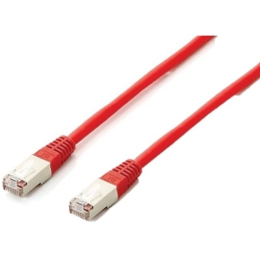 Equip Patchkabel Cat6A S/FTP 2xRJ45 20.00m rot Plat.LSZH Polybeutel