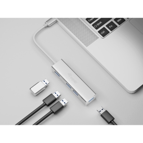 Equip USB-Hub 4-Port 3.2/C->4x3.0 5Gbps o.Netzteil si