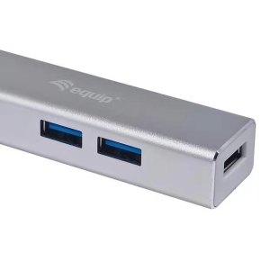 Equip USB-Hub 4-Port 3.2/C->4x3.0 5Gbps o.Netzteil si