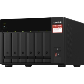 QNAP TS-673A NAS-Server 6Schächte AMD Ryzen Embedded V1500B 2.2 GHz SATA 6Gb/s