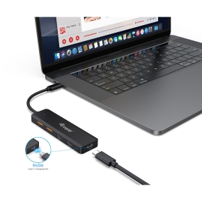 Equip USB-Hub 4-Port 3.2/C->2xUSB-C 2xUSB-A 10Gbps o.Netz.sw