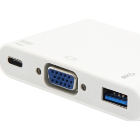 Equip Dock USB-C->VGA.USB3.0.60WPD 15cm ws