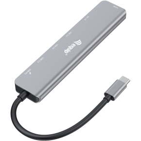 Equip Dock USB-C->HDMI.3xUSB3.0.SD/TF.100WPD 25cm si